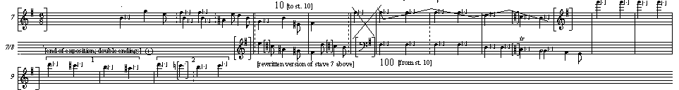 Transcription of the part of Draft 5a on page 40.