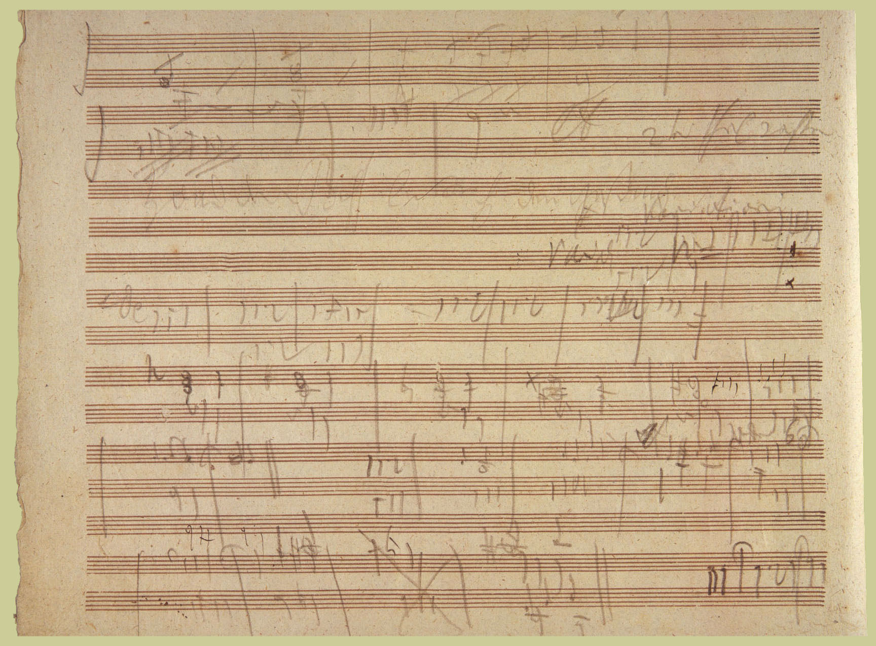 Page 36 of Beethoven’s Artaria 195 Sketchbook.