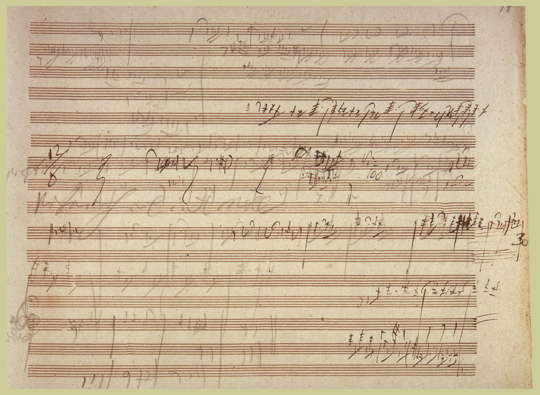 Page 37 of Beethoven’s Artaria 195 Sketchbook.