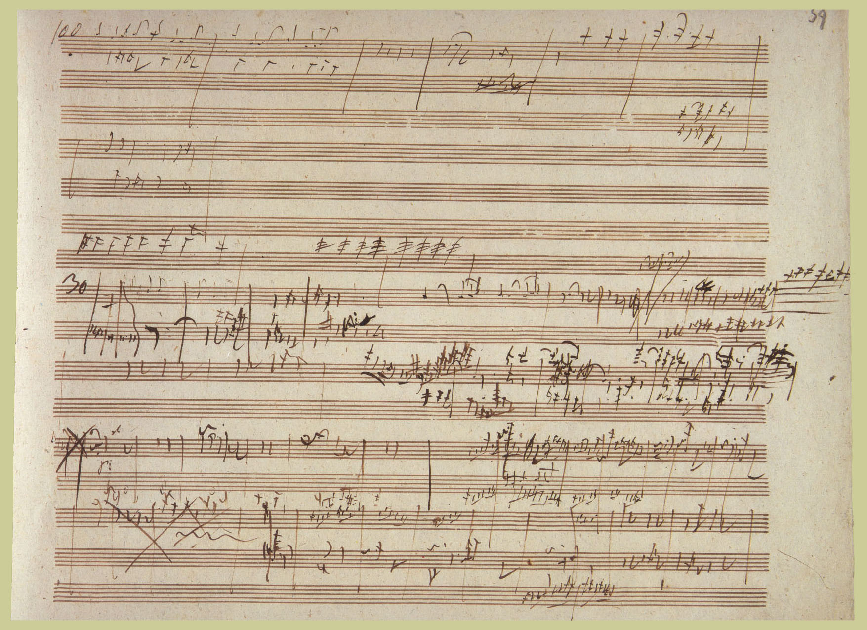 Page 39 of Beethoven’s Artaria 195 Sketchbook.