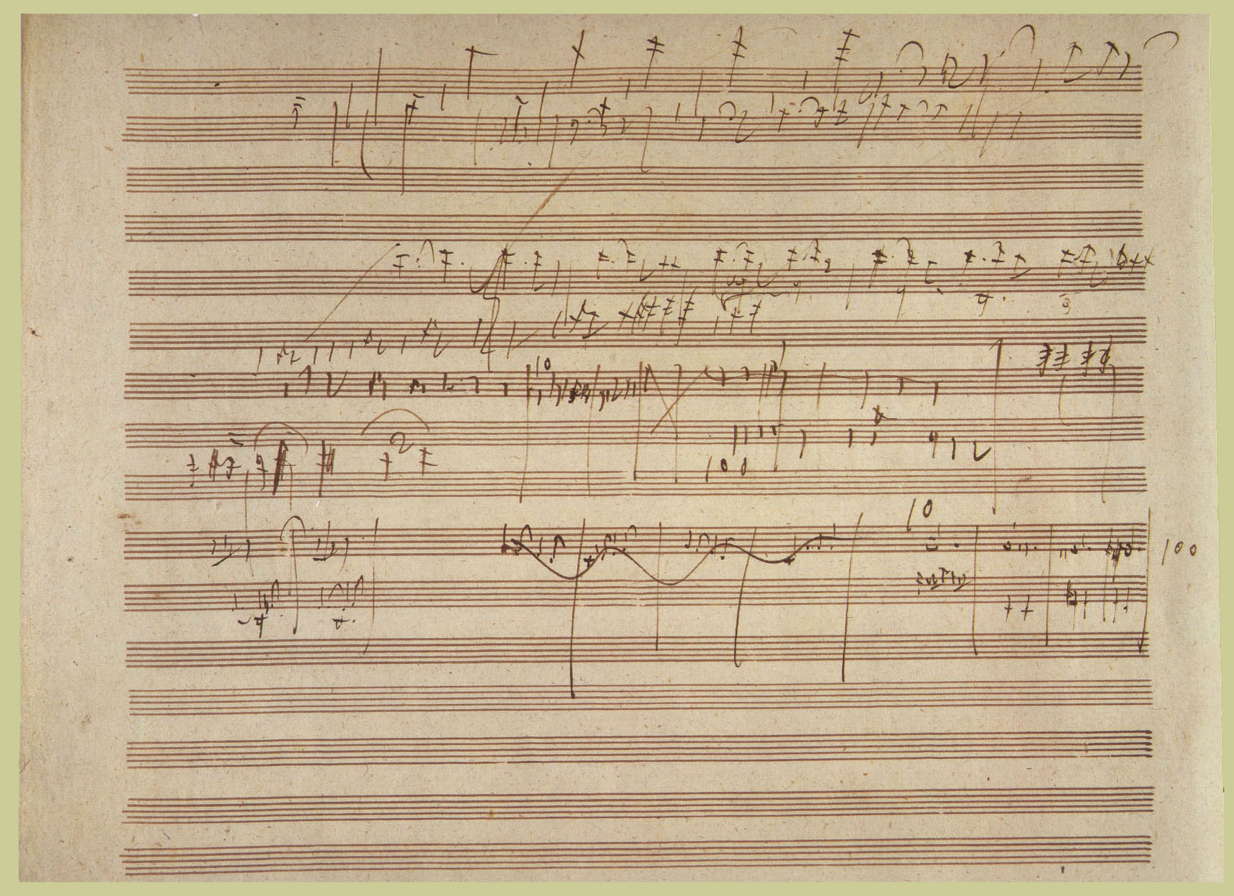 Page 40 of Beethoven’s Artaria 195 Sketchbook.