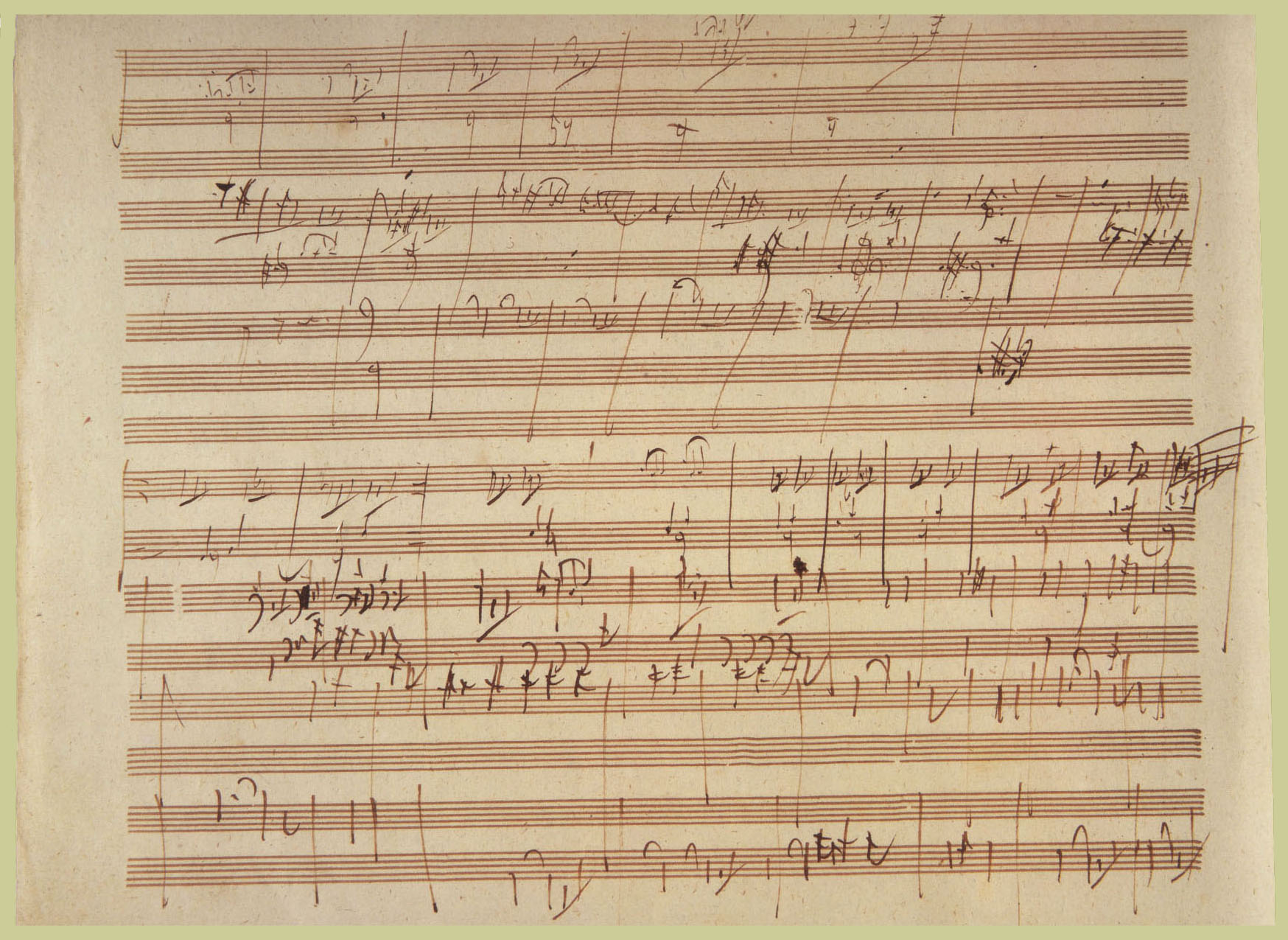 Page 44 of Beethoven’s Artaria 195 Sketchbook.