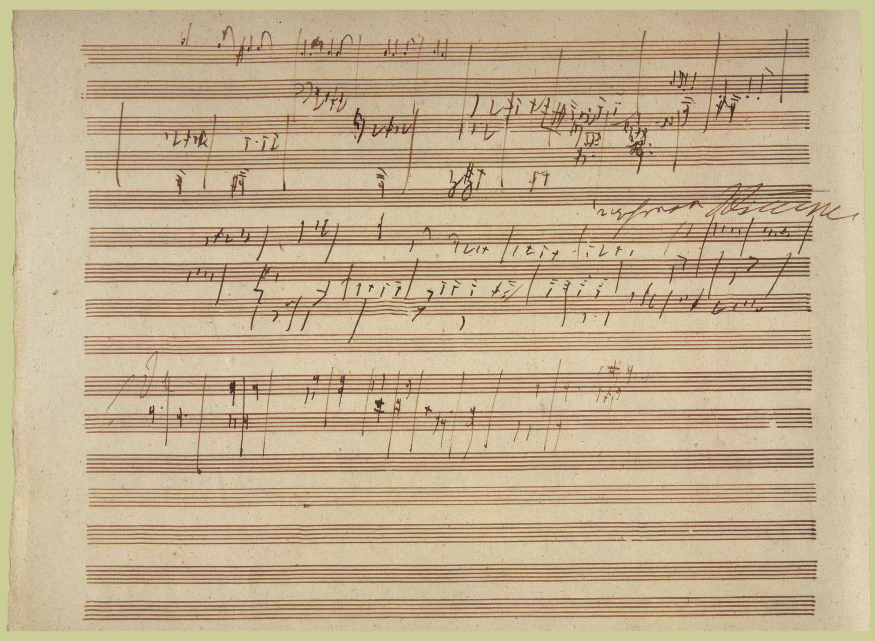 Page 46 of Beethoven’s Artaria 195 Sketchbook.