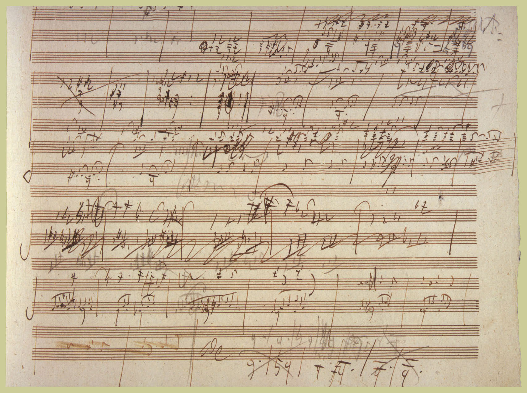 Page 49 of Beethoven’s Artaria 195 Sketchbook.