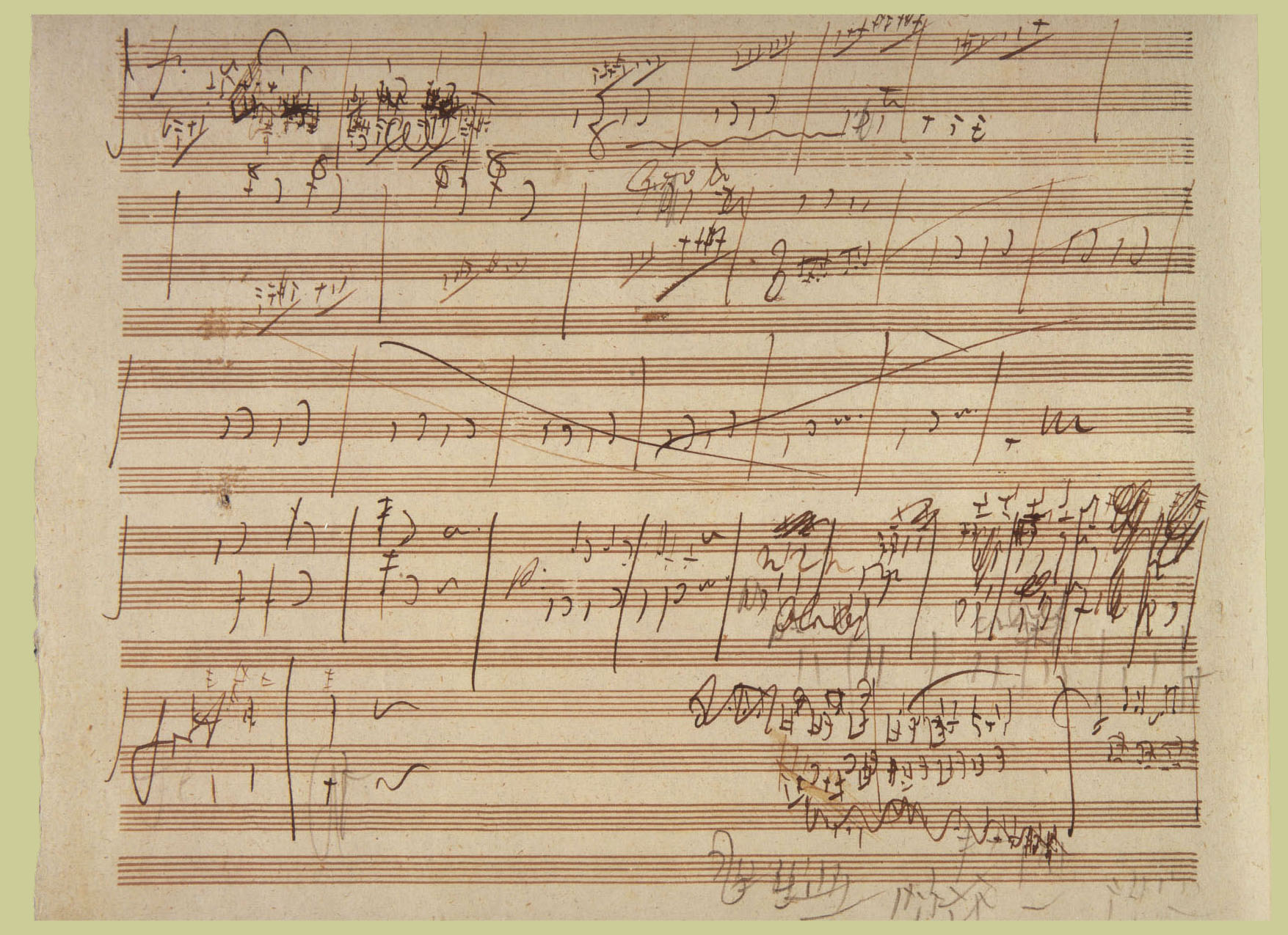 Page 50 of Beethoven’s Artaria 195 Sketchbook.